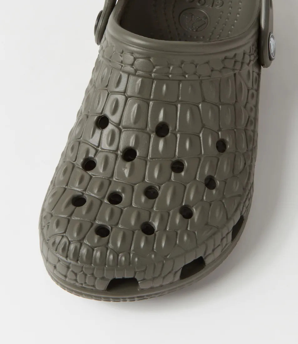 Classic Crocskin Clog